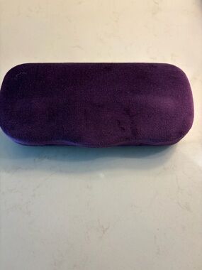 GUCCI Purple Velvet Eyewear Case Never Used Authentic